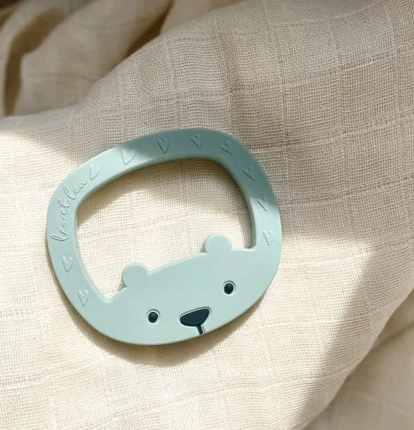 Anneau de dentition petit ours bleu