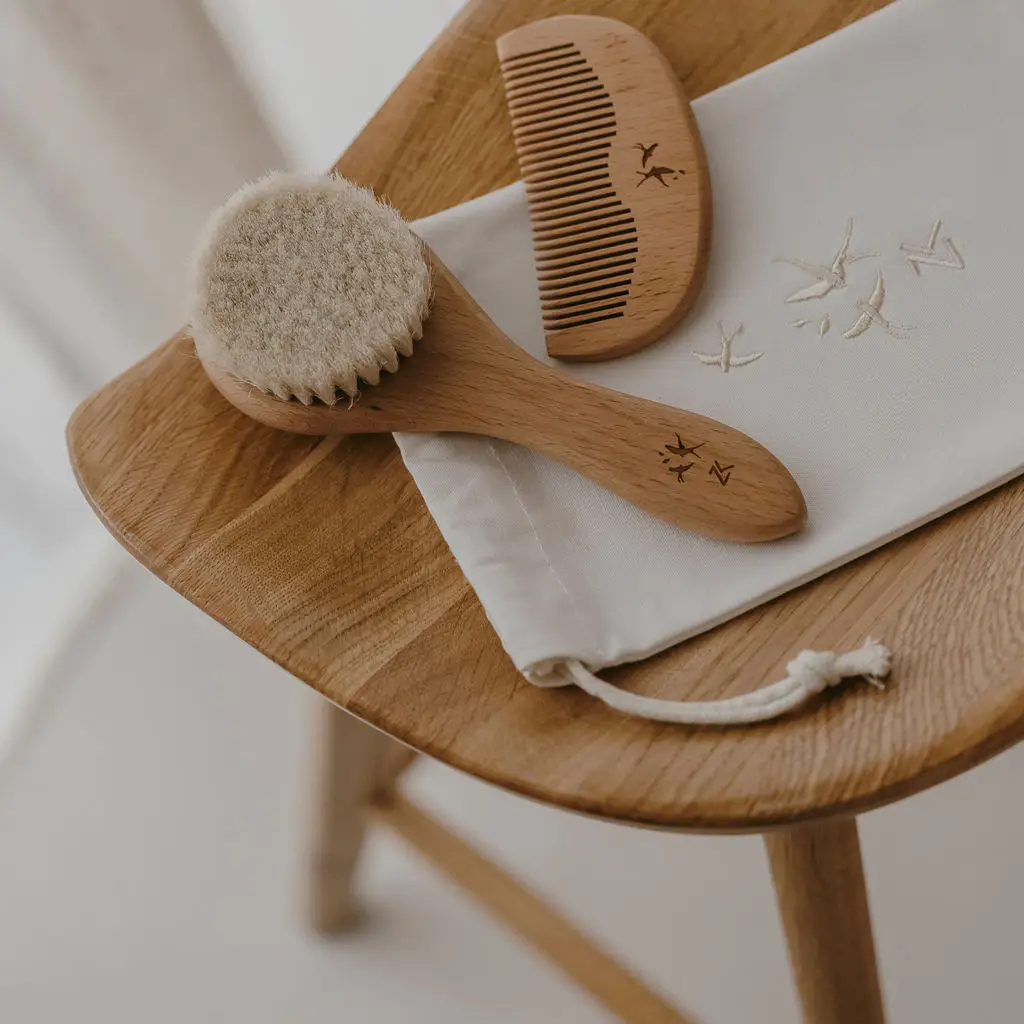 Set de brosse & peigne hirondelles