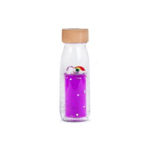 Bouteille sensorielle petit boum magic rainbow
