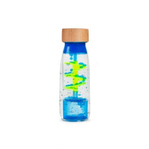 Bouteille sensorielle petit boum move spiral blue