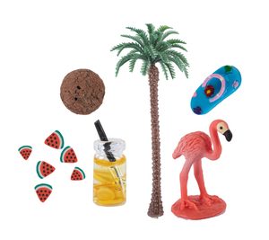 Bouteille sensorielle petit boum spy flamant rose