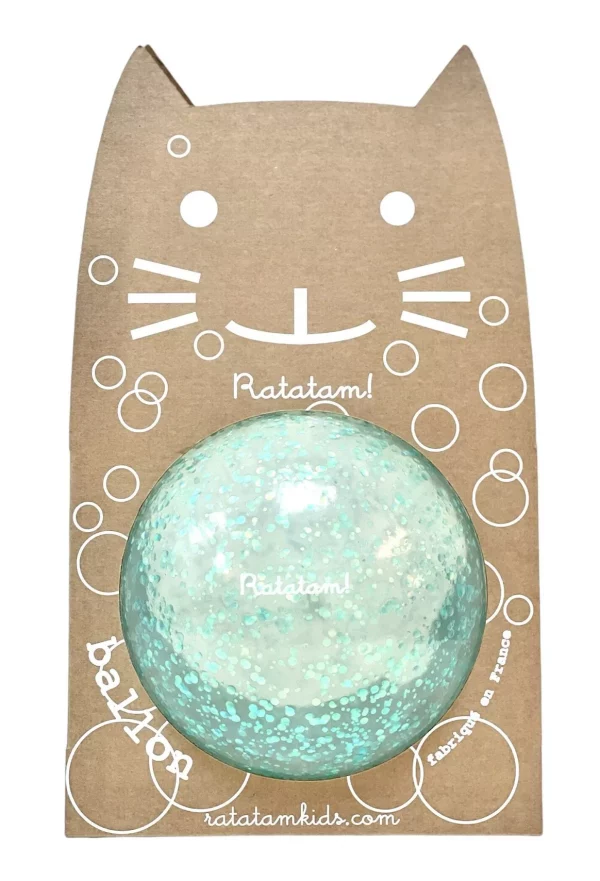 Ballon ratatam bulle bleu 15cm
