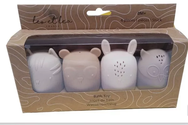 Jouet de bain leo et lea beige – Image 2