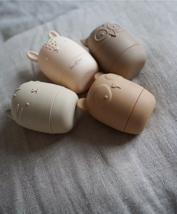 Jouet de bain leo et lea beige