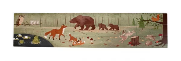 Puzzle 100x22 cm 30 pces - Animaux nordiques – Image 2