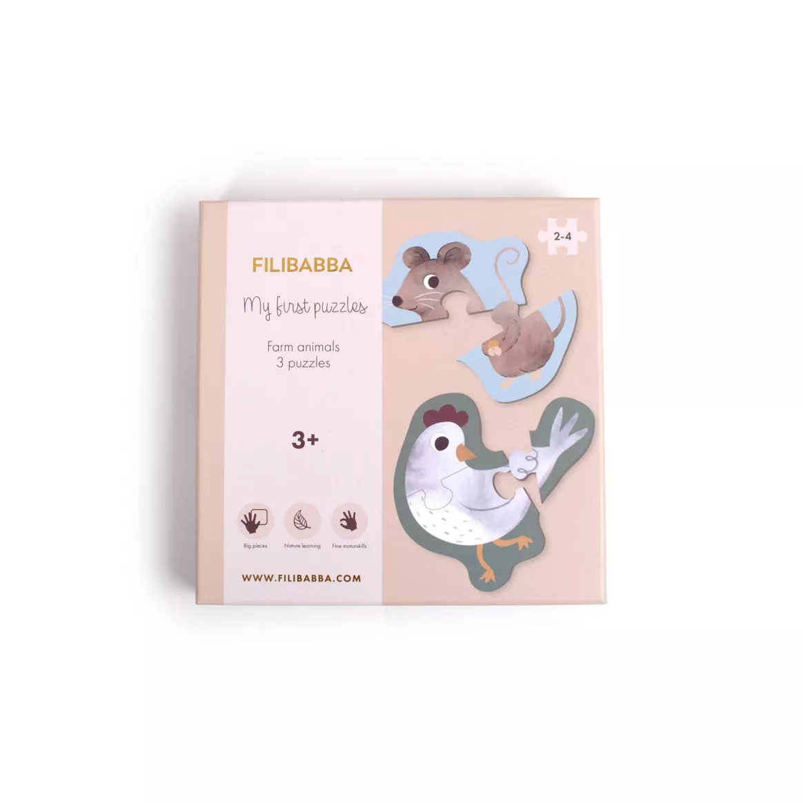 Mes premiers puzzles - Set x3 - Animaux de la ferme