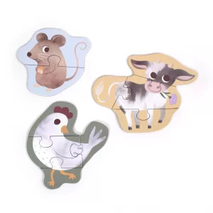 Mes premiers puzzles - Set x3 - Animaux de la ferme