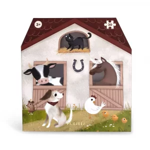Coffret Grand Puzzle 30 pces - A la ferme