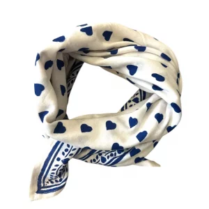 Foulard coeur maison augustin 100cm