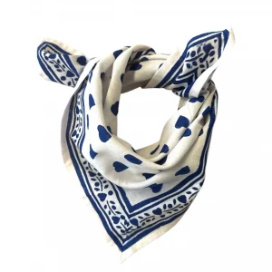 Foulard coeur maison augustin 50cm
