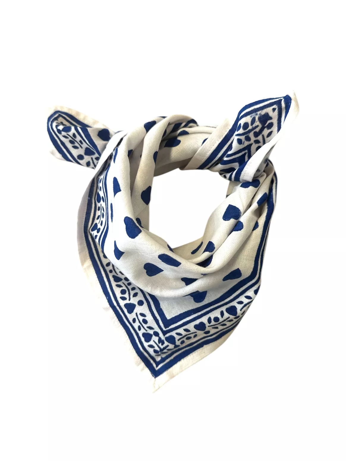 Foulard coeur maison augustin 50cm