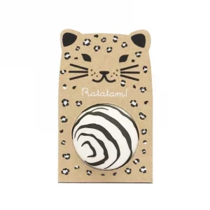 Balle rebondissante ratatam zebre 43mm