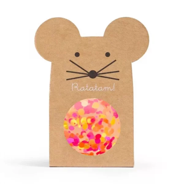 Lot de 3 balles rebondissantes ratatam souris multico – Image 2