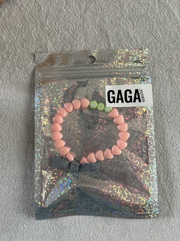 Bracelet MUM - Rose candy, citron vert & Jean