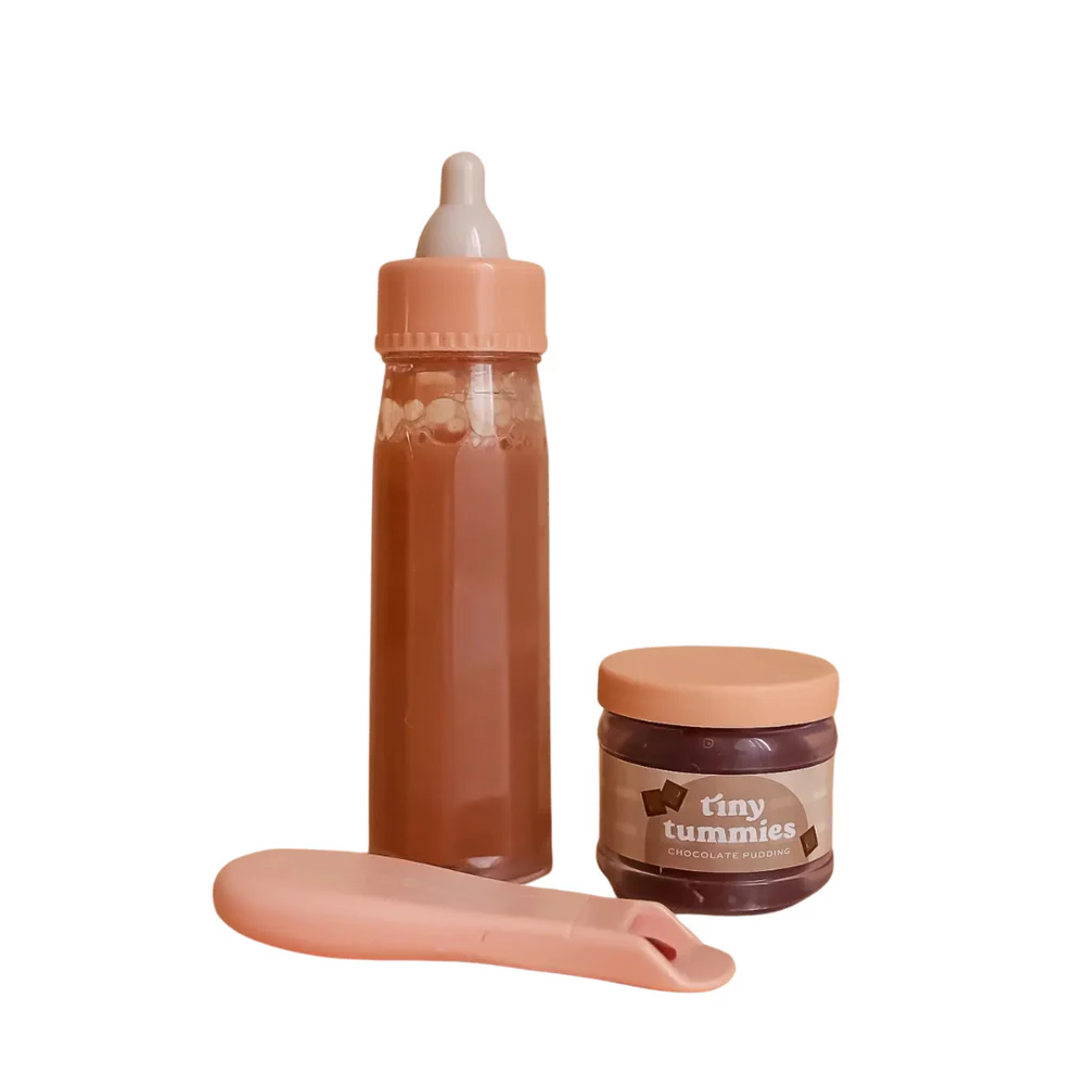 Petit pot magique et biberon Tiny Harlow - chocolat