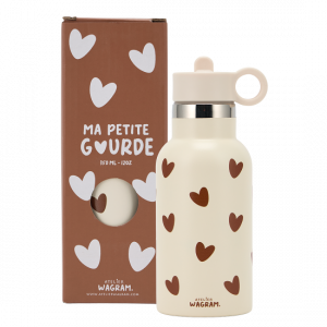 Gourde acier inox crème atelier Wagram