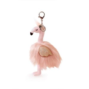 Porte clés flamant rose