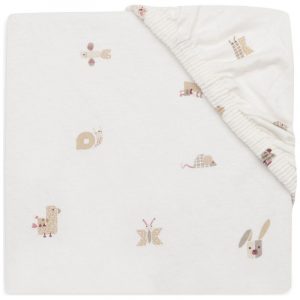 Drap housse en jersey Animal Friends 60 x 120 cm