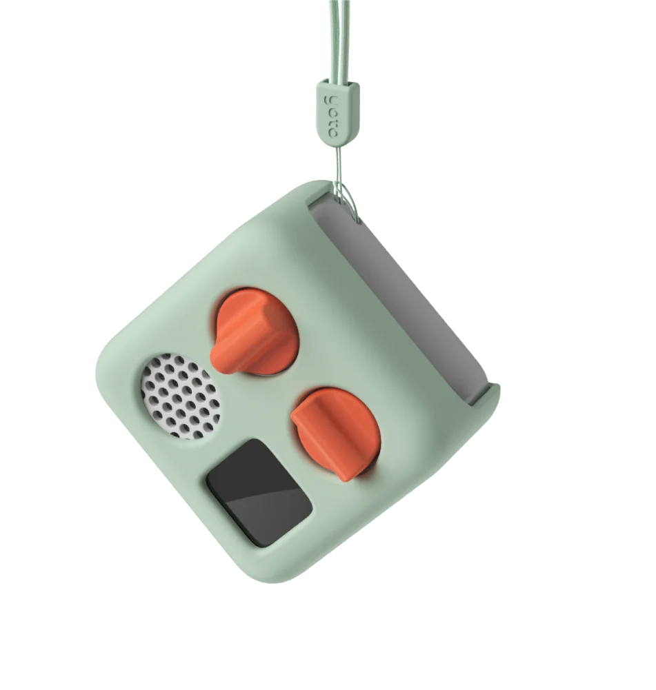 Housse yoto mini vert d'eau