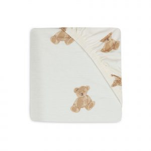 Drap housse berceau 40x80 cm Jersey Teddy Bear