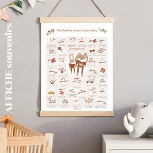 AFFICHE PREMIÈRES FOIS - LAPIN GRAOU