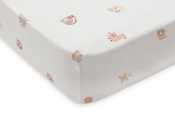 Drap housse en jersey Animal Friends 70 x 140 cm – Image 2