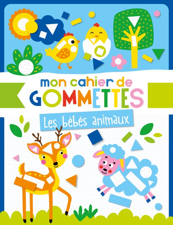 Mon cahier de gommettes – les bébés animaux