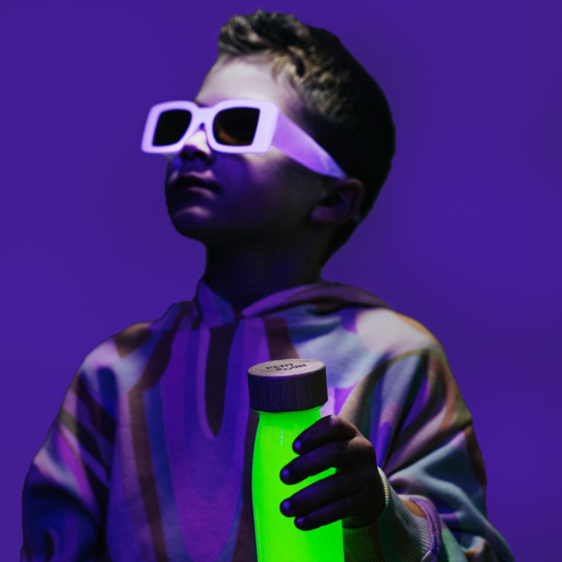 Bouteille sensorielle Float Jaune fluorescente – Image 2