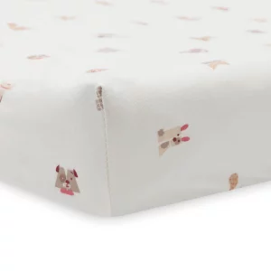 Housse matelas à langer Jersey 50x70 - Animal friends