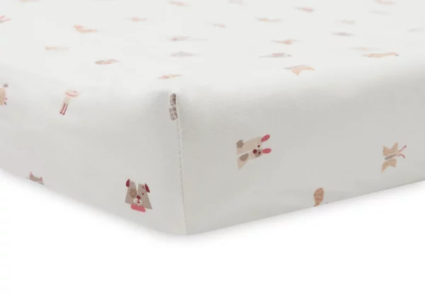 Housse matelas à langer Jersey 50x70 - Animal friends – Image 2