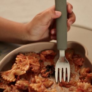 Couverts Enfants Beige – Fourchette, Cuillère, Couteau