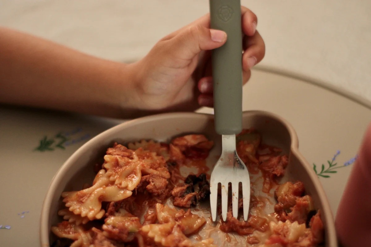 Couverts Enfants Beige – Fourchette, Cuillère, Couteau – Image 2