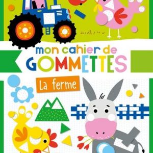 Mon cahier de gommettes - la ferme