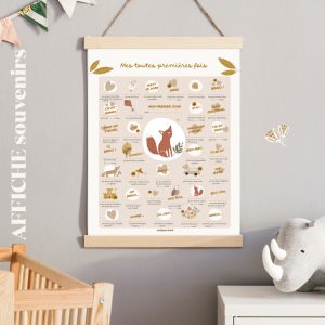 AFFICHE PREMIÈRES FOIS - RENARD FORÊT