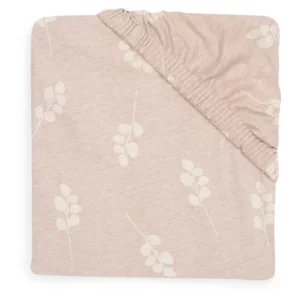 Drap housse en jersey Twig Wild Rose 60 x 120 cm