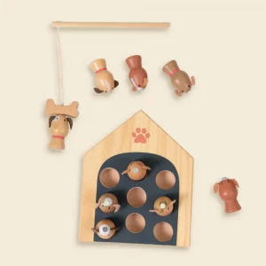 Jeu de pêche chiens