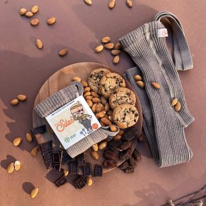 Collant à bretelles coton bio sans pieds - Cocoa blend