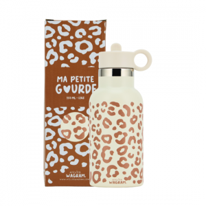 Gourde crème léopard