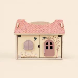 Maison de poupée avec ours