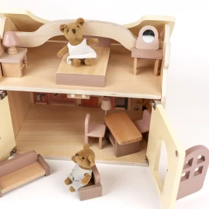 Maison de poupée avec ours