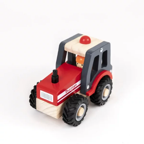 Tracteur en bois – Image 3