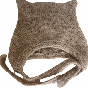 Bonnet chat beige
