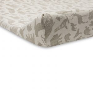 Housse Matelas à Langer - Animals Nougat