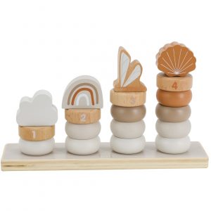 Anneaux à empiler en bois