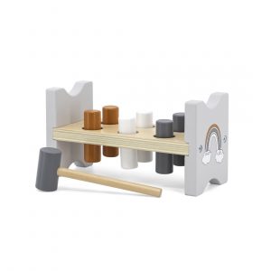 Banc à marteler en bois