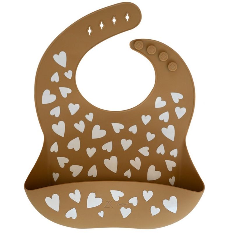 Bavoir en silicone fall in love camel