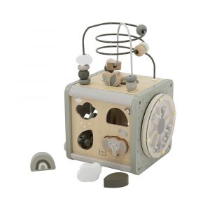 Cube d'activités - vert olive