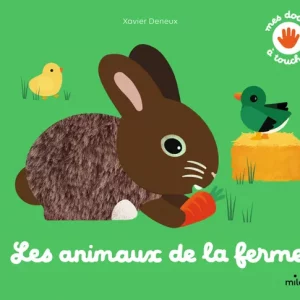 Les animaux de la ferme - livre à toucher