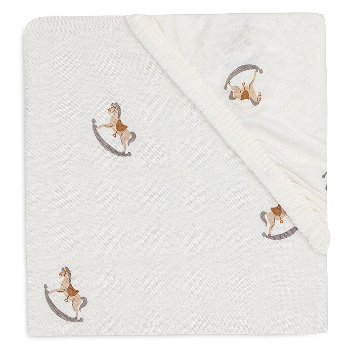 Drap housse en jersey nostalgic ride 60 x 120 cm