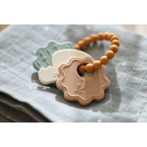 Anneau de dentition porte-clé silicone Lovely Birds